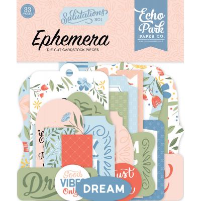 Echo Park Salutations No. 1 Die Cuts - Ephemera